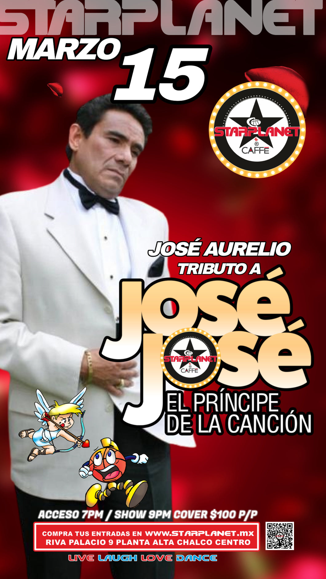 Tributo a JOSÉ JOSÉ 15 DE MARZO