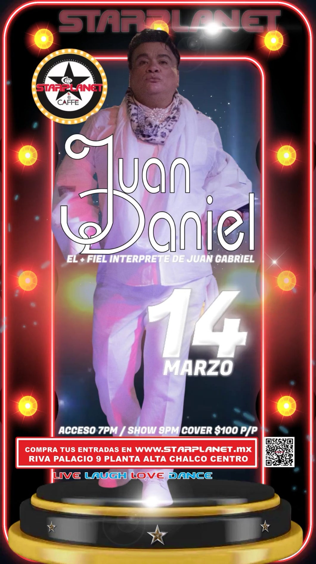 JUAN DANIEL EL MAS FIEL INTERPRETE DE JUAN GABRIEL 14 DE MARZO